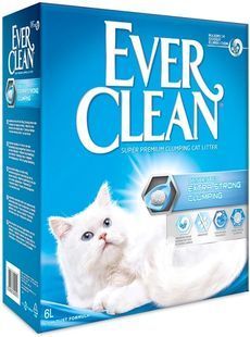 Бентонитовый наполнитель Ever Clean Extra Strong Clumping для кошачьего туалета, без аромата 6 л 123443 фото