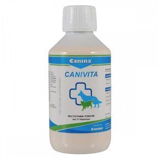 Вітамінний комплекс-тонік Canina Canivita для собак та котів, універсальний зі швидким ефектом 250 мл 110018 AD фото