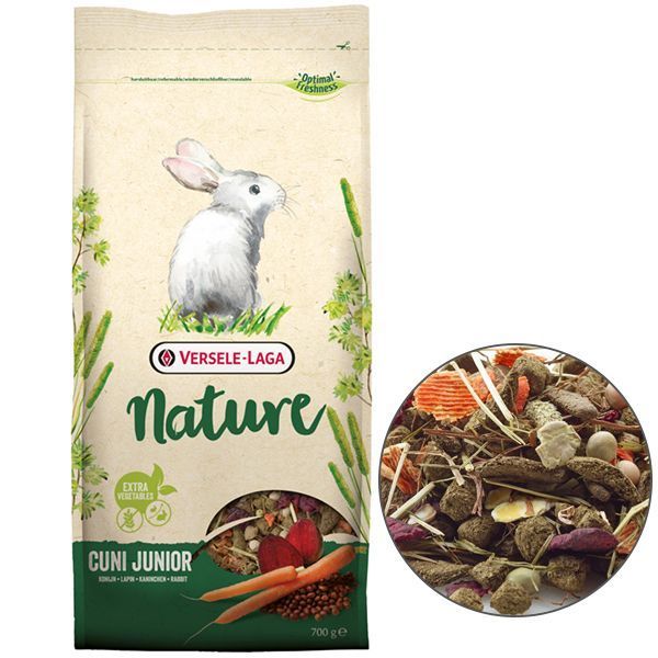 Сухий корм Versele-Laga Nature Cuni Junior для кроленят, беззерновий 700 г 614075 фото