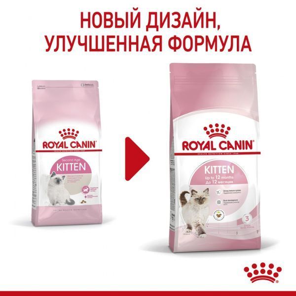 Сухий корм Royal Canin Kitten для кошенят всіх порід від 4 до 12 місяців 4 кг 25220400 фото