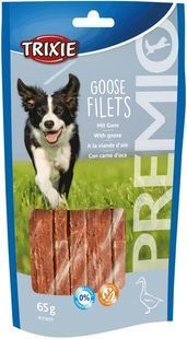 Ласощі Trixie Goose Filets для дорослих собак, філе гуся 100 г TX-31809 фото