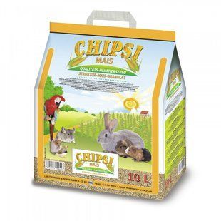 Кукурудзяний наповнювач Chipsi &lrm;Mais для гризунів, без аромату 10 л 10л/0427 фото