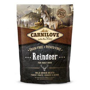 Сухий корм Carnilove Dog Adult для дорослих собак усіх порід, з північним оленем 1.5 кг 150827/8891 фото