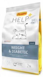 Сухий корм для котів Josera Help Weight & Diabetic Cat Підтримка при надмірній вазі та діабеті 2kg j769675 фото
