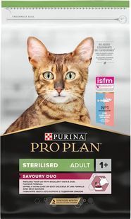 Сухой корм для кошек Purina Pro Plan Sterilised Senses с треской и форелью 10 кг 76545488 фото