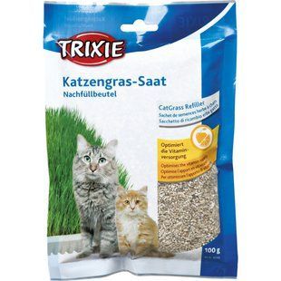 Трава Trixie Soft для котов всех возрастов, пакет 100 г TX-4233 фото