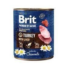 Влажный корм Brit Premium by Nature для щенков всех пород, с индейкой и печенью индейки 800 г 100410/8577 фото