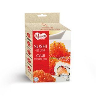 Лакомство Mavsy Freeze Dried для собак, суши лосося с красной икрой 50 г FDMAVSY03 фото