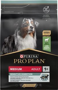 Сухой корм для собак Purina Pro Plan Medium Adult Sensitive с ягненком 3 кг 12278098 фото