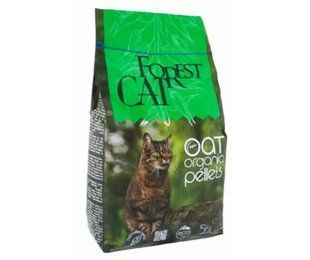 Вівсяний наповнювач Forest Cat Oat Organic Pellet для туалету, без аромату 5 кг 001431 фото