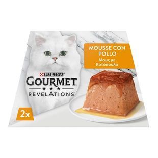 Паштет для котів Purina Gourmet Revelations мус з куркою 2х57 г 70081 фото