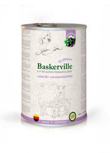 Вологий корм Baskerville Super Premium для цуценят, з ягнятиною 800 г 21559 фото