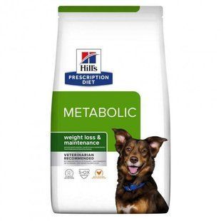 Сухий корм Hill's Prescription Diet Canine Metabolic Weight Management для собак для контролю та зниження ваги, з куркою 1.5 кг 605945 фото