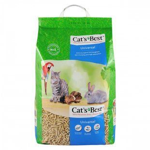 Деревний наповнювач Cat&rsquo;s Best Universal для туалету, без аромату 11 кг JRS300084/0847 фото