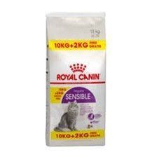 НАБІР Сухий корм Royal Canin Sensible для дорослих котів, з чутливим травленням 10 кг + 2 кг у подарунок 10918 фото