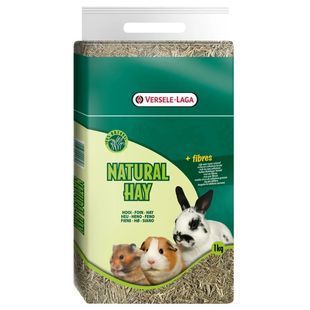 Сіно Versele-Laga Natural Hay для кроликів та гризунів, натуральні трави 1 кг 241318 фото