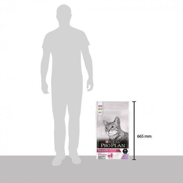Сухой корм Pro Plan Cat Delicate для взрослых котов с чувствительным пищеварением, с индейкой 10 кг 3650325 фото
