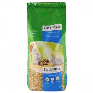 Деревний наповнювач Cat&rsquo;s Best Universal для туалету, без аромату 22 кг JRS300047/0472 фото