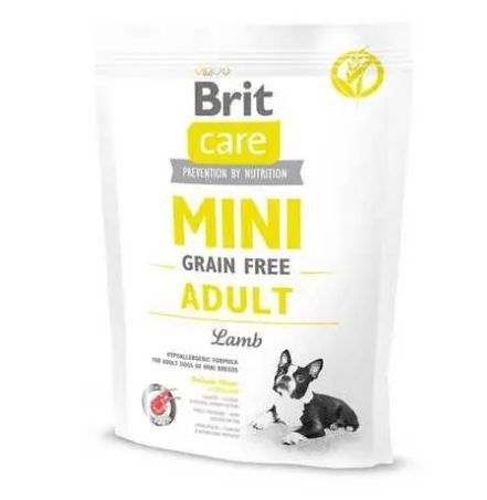 Сухий корм Brit Care Grain Free Mini Adult Lamb для дорослих собак малих порід, з ягням 2 кг 170770/0107 фото