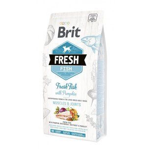 Сухий корм Brit Fresh Fish with Pumpkin Adult Large для дорослих собак великих порід, риба та гарбуз 2.5 кг 170994 /0786 фото