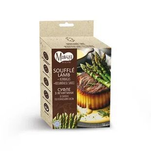 Ласощі Mavsy Freeze Dried для собак, суфле з ягнятини зі cпаржею під голландським соусом 50 г FDMAVSY08 фото