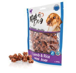 Ласощі KidDog для дорослих собак, ягня та рис 250 г 04721 фото
