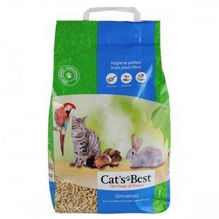 Деревний наповнювач Cat&rsquo;s Best Universal для туалету, без аромату 4 кг JRS300062/0625 фото
