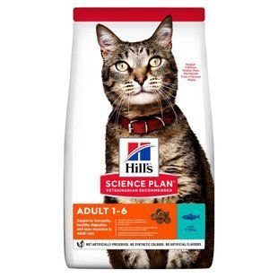 Сухой корм Hill's Science Plan Feline Adult для взрослых котов, с тунцем 3 кг 604075 фото