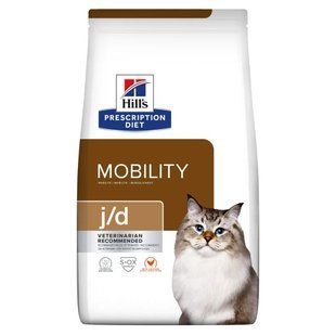 Сухой корм Hill's Prescription Diet Feline j/d Mobility для котов снижение боли и воспаления при остеоартритах, с курицей 3 кг 606156 фото