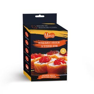 Лакомство Mavsy Refined Jerky для собак, филадельфия с лососем и красной икрой 100 г LSRM01 фото