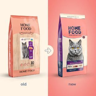 Сухой корм Home Food Cat Adult British and Scottish для взрослых котов, британская и шотландская порода, индейка и утка 10 кг KIR-10.0 фото