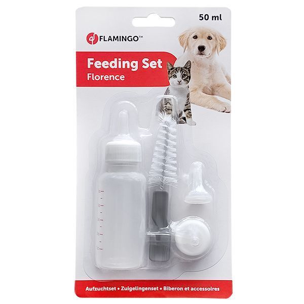 Набір Flamingo Feeding Bottle For Pups для вигодовування цуценят, кошенят і дрібних тварин 60 мл 500836 фото