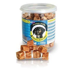 Ласощі KidDog для дорослих собак, куряче м'ясо та шкіра буйвола 200 г 04451 фото