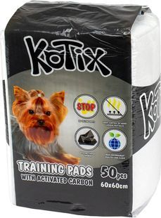 Пелюшки Kotix Premium Training Pads для собак та цуценят всіх порід, з активованим вугіллям 7907 фото