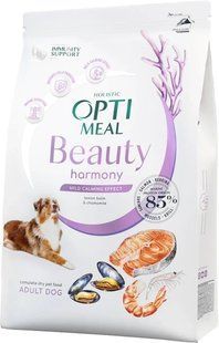 Сухой корм Optimeal Beauty Harmony для взрослых собак, с успокаивающим эффектом, на основе морепродуктов 10 кг B1733001 фото