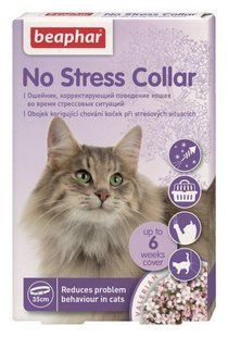 Нашийник Beaphar No Stress Collar Cat для котів, заспокійливий 35 см 13228 фото
