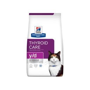 Сухой корм Hills Prescription Diet Feline y/d Thyroid Care для котов для восстановления физиологической функции щитовидной железы путем снижения уровня гормона 3 кг 605926 фото