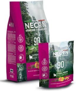 Сухий корм Necon Natural Wellness Adult Cat Steril Low Fat для дорослих стерилізованих котів схильних до ожиріння, качка та рис 1.5 кг 53116 фото