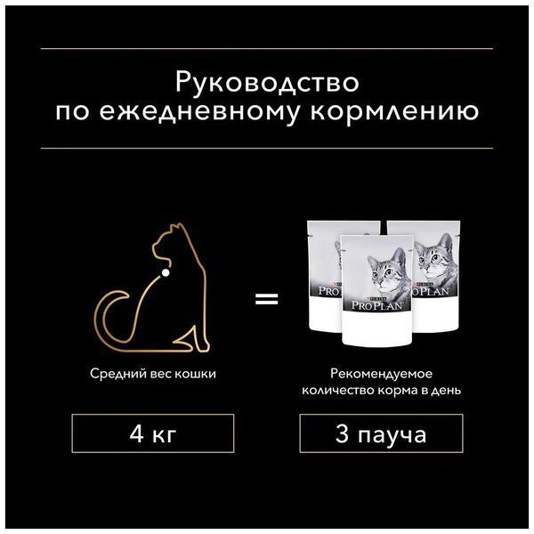 Вологий корм Purina Pro Plan Cat Sterilised для дорослих стерилізованих котів, з яловичиною, соус 85 г 991101 фото