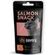 Функциональное лакомство Savory Cat Snacks Gourmand для взрослых привередливых котов, подушечки с лососем 60 г 31454 фото 1