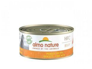 Вологий корм Almo Nature HFC Cat Jelly для дорослих котів, шматочки курки у ніжному желе 150 г 5132H фото