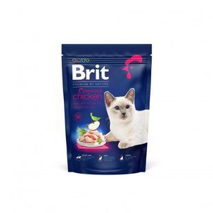 Сухий корм Brit Premium By Nature Cat Sterelised для дорослих стерилізованих котів, з куркою 800 г 171854 фото