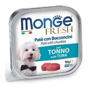 Влажный корм Monge Dog Fresh Adult для взрослых собак, с тунцом 100 г 70013017 фото
