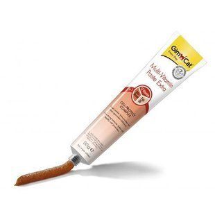 Витамизированное лакомство GimCat Multi-Vitamin Paste Extra для взрослых котов, мультивитамин 50 г G-401300/421605 фото