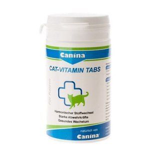 Витамины Canina Cat-Vitamin для котов, витаминный комплекс 250 таблеток (125 г) 210329 AD фото