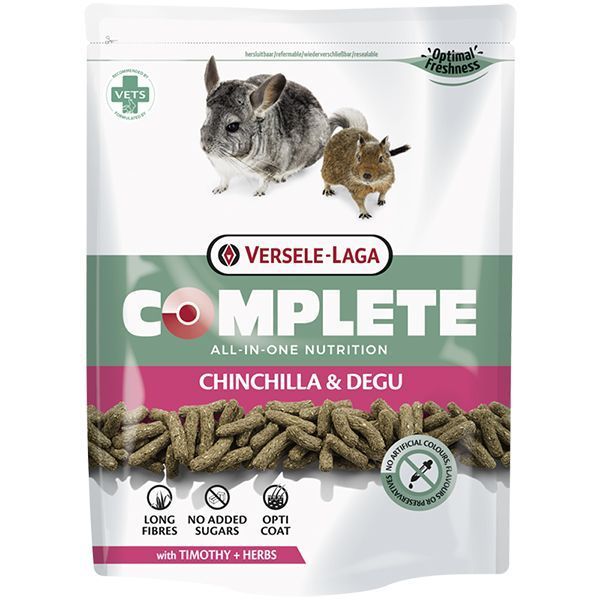 Сухой корм Versele-Laga Complete Chinchilla & Degu для шиншилл и дегу 500 г 612552 фото