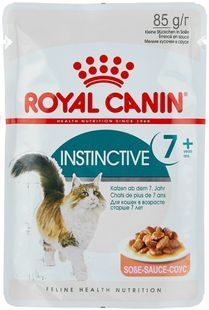 Вологий корм Royal Canin Instinctive 7 + для дорослих котів від 7 років, шматочки в соусі 85 г 40830010 фото