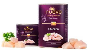Вологий корм Nuevo Kitten для кошенят, з куркою та рисом 400 г 95114 фото