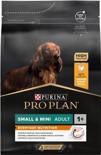 Сухий корм Purina Pro Plan Small & Mini для дорослих собак дрібних і карликових порід, з куркою 3 кг 3650492 фото