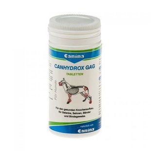 Вітаміни Canina Petvital Canhydrox GAG для собак великих та гіганстких порід, при проблемах з суглобами та м'язами 60 таблеток (100 г) 123490 AD фото
